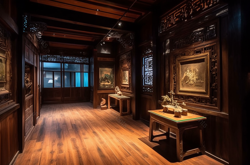 中国传统徽派建筑室内家具摆件摄影图,高清,摄影图,摄影图片,图片大全,摄影图免费下载